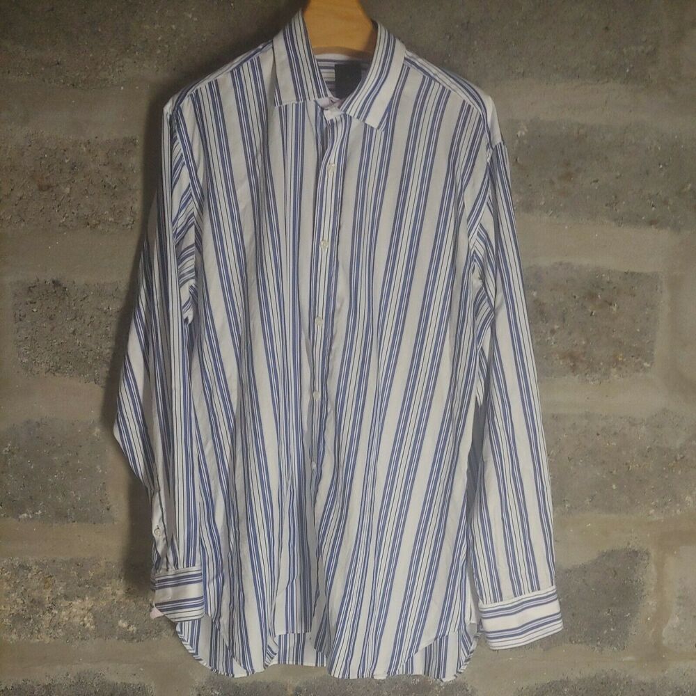 TAILORBYRD sz XL button down shirt contrast cuff and collar